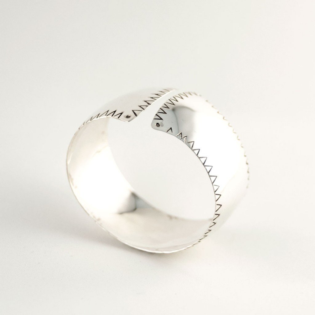 Pulsera de plata india de pie