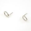 Pendientes de plata donut - Imagen 2